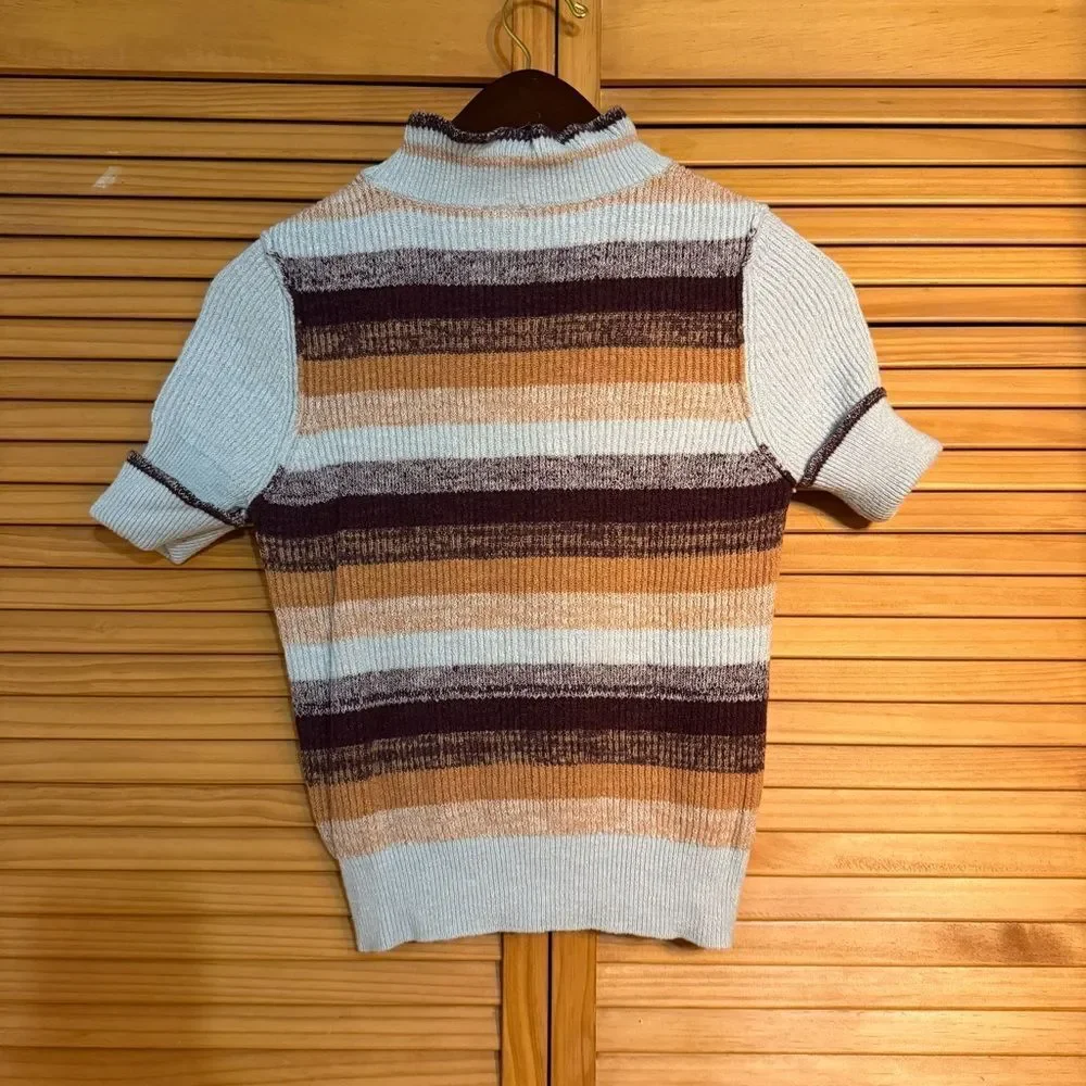 Free People Multicolor Knit Sweater small